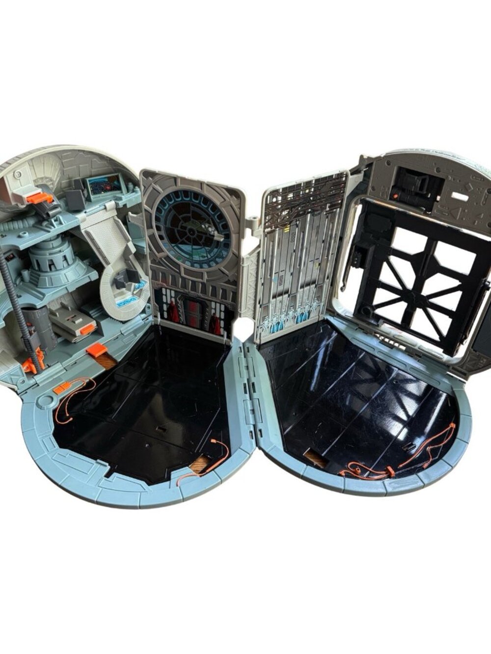 Vintage Star Wars Micro Machines Death Star Millennium Falcon Double Takes Plate - Picture 7 of 15